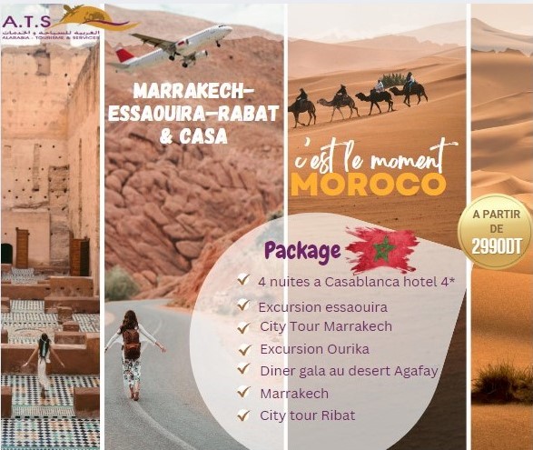 MARRAKECH-ESSAOUIRA–RABAT & CASA